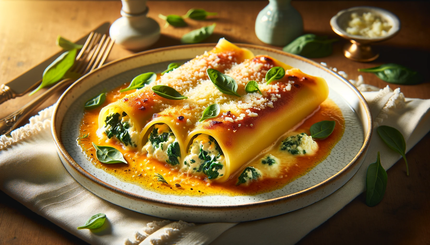 Ricetta per i Cannelloni alla Ricotta e Spinaci - La Pecorella